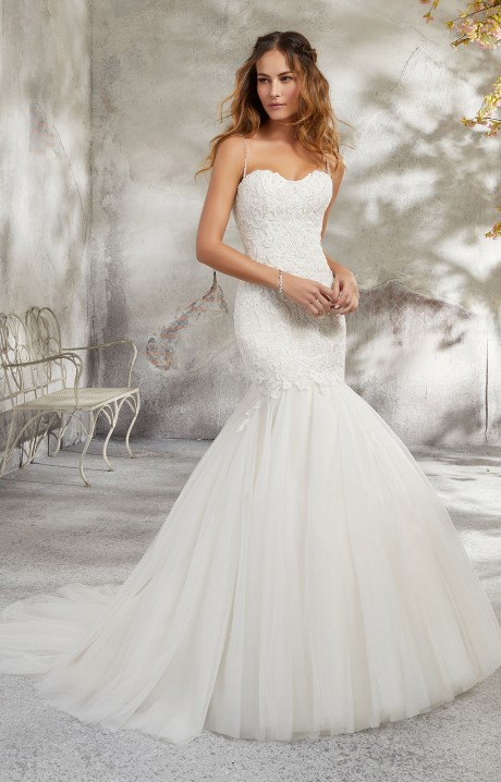 mori lee fit and flare