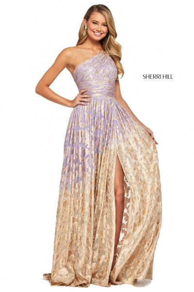 gold goddess prom dress