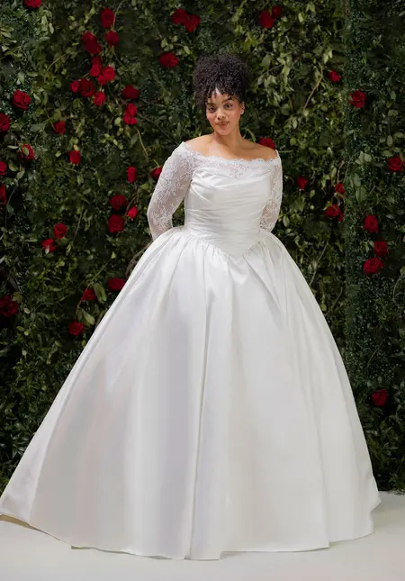 Julietta Tindra Wedding Dress, style 1020017, wedding gown at The Castle Prom and Bridal in Spartanburg, SC