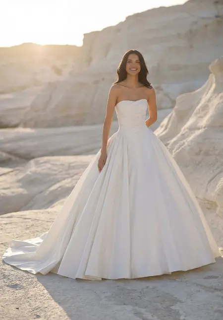 Morilee Tinsley Wedding Dress, style 1050025, wedding gown at The Castle Prom and Bridal in Spartanburg, SC