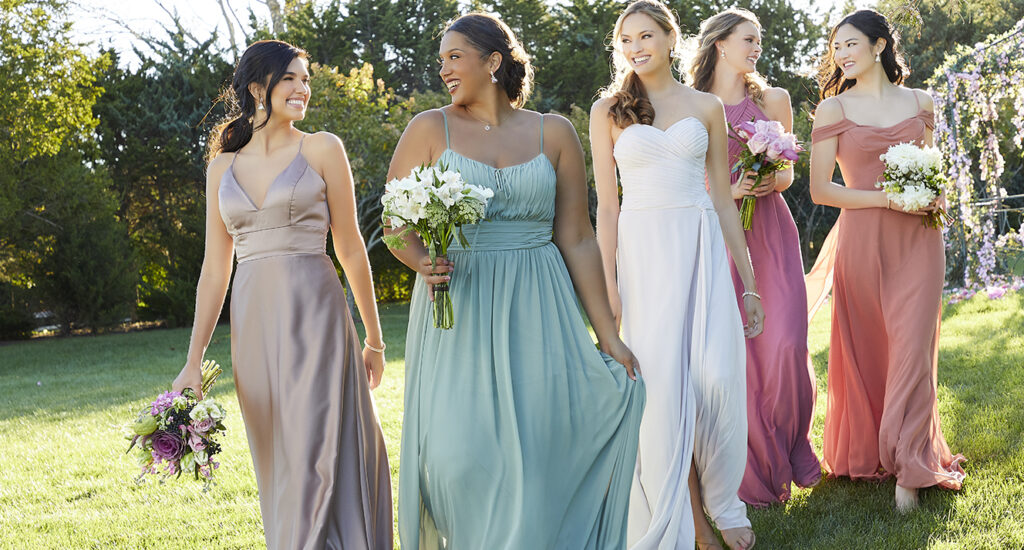 Bridesmaid dresses by Morilee