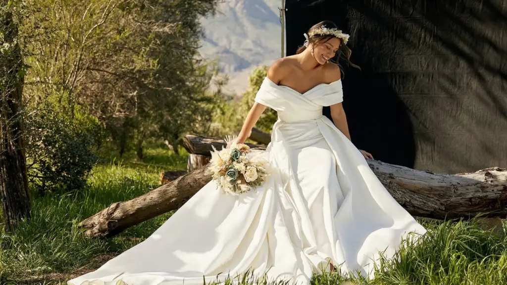 Photograph of an Allure Bridals wedding dress